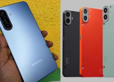 مقایسه ناتینگ فون مدل CMF Phone 1 با سامسونگ گلکسی A17؛ دوئل مالی ها مقایسه ناتینگ فون مدل CMF Phone 1 با سامسونگ گلکسی A17؛ دوئل مالی ها